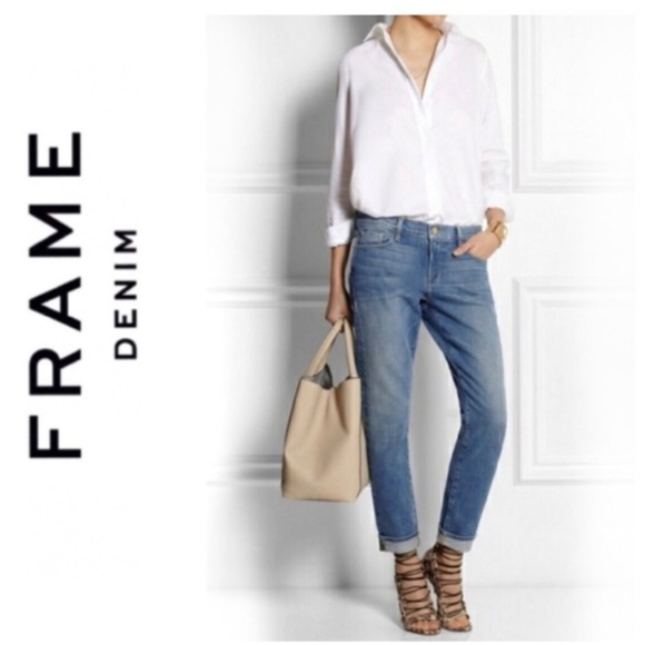 frame le garcon slim boyfriend jeans